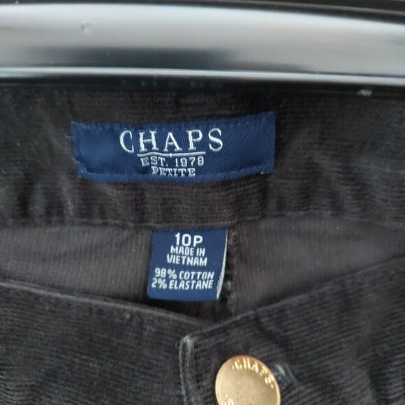 Chaps corduroy jeans size 10P. 98% Cotton, 2% Elastine. - Picture 3 of 3